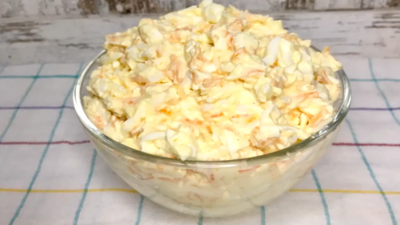 Яєчний салат на Великдень