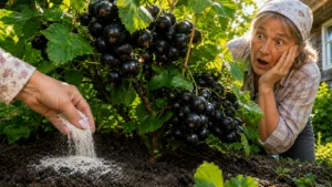 Щіпка під смородину — і ягоди розміром з волоський горіх. Усі сусіди прийшли до мене за порадою