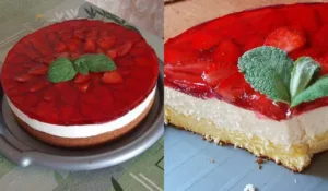 Гості думали, що купила в кондитерській! Ніжний бісквітний торт із сиром та полуницею — не рецепт, а «шедевр»