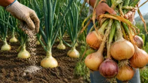 У червні посипаю цибулю і часник цим порошком! Головки виростають великими: справжнє «золото» для городу