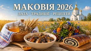 Коли Маковія 2026: дата, традиції, що святять і які страви готують