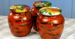 Закуска з баклажанів «Тещин язик» на зиму — гостренька, ароматна та дуже смачна
